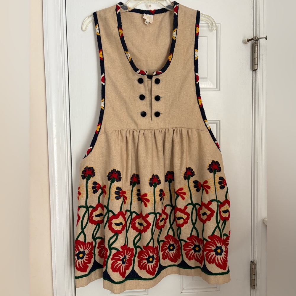 Anna Sui Printed Mini Dress